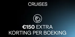 Cruises met 150,- EXTRA korting per boeking