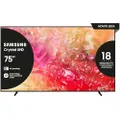 Samsung Smart TV 75 inch UE75DU7170UXZT, Crystal 4K UHD, 4K Upscaling, Slim Look, DVBT-2, Q-Symphony & OTS Lite, geïntegreerd met Bixby, comp met Alex