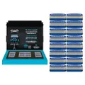 Wilkinson Sword - Hydro 5 Rasierer für Männer, 16 Ersatzklingen, Feuchtigkeitsspendende Gel-Pools und umklappbarer Trimmer