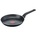 Tefal B55504 Easy Cook & Clean koekenpan 24cm | Antiaanbaklaag | Thermisch signaal | Stevige basis | Eenvoudige reiniging | Diepe vorm | Zwart