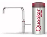 Quooker NL Fusion Square keukenkraan koud, warm en kokend water met COMBI+ reservoir RVS