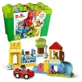 LEGO DUPLO Classic Deluxe Brick Box Building Set with Toy Storage, First Bricks Educational Learning Toys for Toddlers, Kids, Boys & Girls 1.5-3 Years