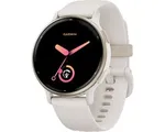 Garmin Vivoactive 5 - Sporthorloge - AMOLED-Scherm - Ivory/Cream Goudkleurig