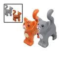 Jeu D&#8217;Assemblage LEGO UV86G chat gris et gingembre chat pour animaux de compagnie pour figurines