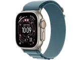 Apple Watch Ultra 3 gps + Cellular - 49mm natural Titanium Case - Light Blue Alpine Loop Small