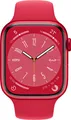 Apple Watch Series 8 &#8211; Smartwatch dames en heren &#8211; 41mm &#8211; Rood Aluminium