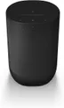 Sonos Move 2 | Draadloze draagbare speaker met wifi, bluetooth, Amazon Alexa, 24 uur batterijduur, draadloze oplader - Zwart