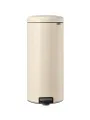 Brabantia NewIcon Prullenbak, Kunststof Binnenemmer, Soft Beige, 30 Liter