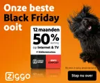 12 maanden 50% korting op Internet (& TV) bij 2 jaar contract