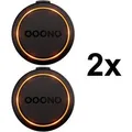 OOONO 2 Stu00fcck OOONO CO-Driver NO2 Modell 2024 Warnt vor Blitzern Verkehrsalarm (2x - Wiederaufladbar - LED-Anzeige - CarPlay & Android Auto kompat
