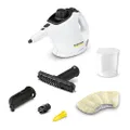 Kärcher Dampfreiniger SC 1, Dampfdruck: 3 bar, Aufheizzeit: 3 min., Leistung: 1.200 W, Flächenleistung: 20 m², Tank: 200 ml, mit Hand-, Punktstrahl- u