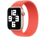 Apple Gevlochten solobandje voor de Apple Watch | 38/40/41/42 mm - Maat 1 - Electric Orange