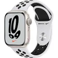 APPLE Watch Series 7 Nike GPS 41mm in alluminio Galassia - Sport platino/nero