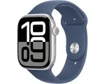 Apple Watch Series 10 Gps 46mm Sport Band Zilver M-L