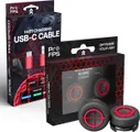 ProFPS Duo Pack voor PlayStation 5 (PS5) &#8211; eSports Game Accessoires &#8211; Controller Oplaadkabel USB-C &#8211; Performance Thumbsticks Concave