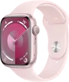 Apple Watch Series 9 45 mm Rosé Aluminium Sportarmband M/L