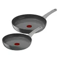 Tefal C4279032 Renew ON, keramische koekenpannenset,Keramische antiaanbaklaag, Eco-ontworpen, Gerecycled aluminium, Thermo-Signal, Alle warmtebronnen 