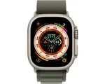 Apple Watch Ultra - 4G/LTE - Smartwatch heren - 49mm - Titanium kast - Groen Alpine bandje - Medium