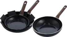 BK Simply Ceramic Keramische koekenpannenset 24 + 28 cm + Wokpan 28 cm