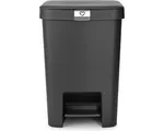 Brabantia StepUp Prullenbak - Pedaalemmer - 25 liter - Dark Grey