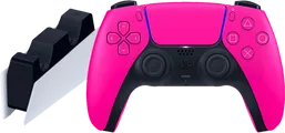 Sony PlayStation 5 DualSense draadloze controller Nova Pink + oplaadstation