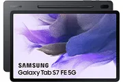 Samsung - Tablet Galaxy Tab S7 FE 12,4 inch met WLAN en Android besturingssysteem 128 GB zwart ES-versie