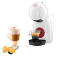 Krups NESCAFÉ Dolce Gusto KP1A35 Piccolo XS handmatige koffiecupmachine wit, compacte en geavanceerde hogedrukmachine (15 bar), snelle en gemakkelijke