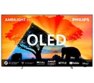 65&#8243; PHILIPS Ambilight 55OLED759/12 Smart 4K Ultra HD HDR OLED TV, Silver/Grey,Black