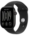 Apple Watch Series 12 46 mm Schwarz Sportarmband M/L