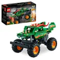 LEGO 42149 Technic Monster Jam Dragon Leksaksbil med Cool Drakdesign, 2-i-1 Byggsats med Monster Truck och Racerbil, Presentidé för Barn över 7 år