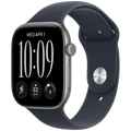 Apple Watch Series 12 GPs 46mm - Space Grey Aluminium Case Sport Band M/l Smartwatch Navy Blue