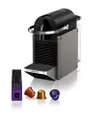 KRUPS XN306TK Nespresso Pixie Titan, espressomaskin, programmerbara recept, 2 längder, automatisk avstängning, 1260 W, 0,7 liter
