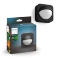 Philips Hue Outdoor Sensor, Bewegingsmelder buiten, draadloos, zwart