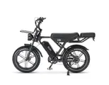 OUXI H9 E-Bike 20 Zoll Fatbike Elektrofahrrad Pedelec, 250W Motor 60Nm, 48V 15Ah Akku 60km, Hydraulische Scheibenbremsen, Vollfederung, Gepäckträger v