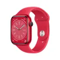 Apple Watch Series 8 GPS, boîtier Aluminium (PRODUCT)RED 45mm avec Bracelet (PRODUCT)RED