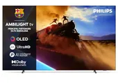 Philips Ambilight 55OLED760 4K OLED Smart TV - Écran 55 Pouces avec P5 AI Perfect Picture Engine Ultra HD, Titan OS, Dolby Vision et Atmos Sound - Com