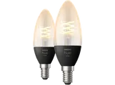 Philips Hue Bluetooth Ledlamp Warmwit Licht E14 - 2 Stuks (30221100)