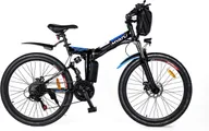 Myatu E-Bike 26-inch e-bike voor vrouwen en mannen, mountainbike elektrische fiets met 36V 10.4AH accu en Shimano 21 versnellingen, 21 versnellingen, 