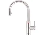 Quooker Fusion Flex keukenkraan rvs kokendwaterkraan met uittrekslang en draaibare uitloop