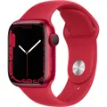 Apple Watch Series 7, 41mm, GPS [2021] &#8211; (PRODUCT) RED Aluminium Case with (PRODUCT)RED Sport Band