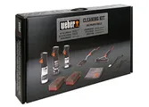 Weber Reinigungsset für Emaille-Grills, enthält: 3X Grillbürsten, Grillrost- & Emaille-Reiniger (jeweils 300ml), Non-Stick Spray 200ml, Mikrofasertuch