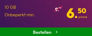 Black Friday Sim-Only: 10 GB + Onbeperkt min/sms voor 2,50 p/m