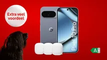 Google Pixel 10 Pro Zwart 128GB + Google Nest Wifi Pro Cadeau