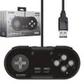 Retro-Bit Legacy16 USB Wired Controller - Onyx Black(Nintendo Switch//)