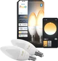 Philips Hue Kaarslamp White Ambiance E14 Duo Pack