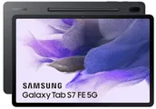 Samsung Galaxy Tab S7 FE, 12,4 inch, 64 GB intern geheugen, 4 GB RAM, 5G, Android tablet inclusief pen, Mystic Black