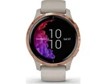 Garmin VENU Health Smartwatch - Amoled touchscreen - Stappenteller - 5 dagen batterij - Light Sand/Rose Gold