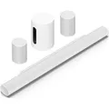 Sonos Premium Thuisbioscoopset - Arc Ultra + Sub Mini + Era 100 - 2 Pack - Wit