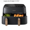 Philips 3000 Series Dual Basket Airfryer Zwart