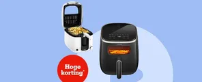 Tot 30% korting op airfryers en frituurpannen